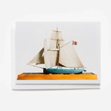 Restauration Ship Model - Vesterheim Collection Card