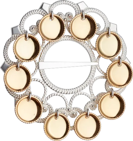 Rose Sølje Brooch or Pendant by Sylvsmidja