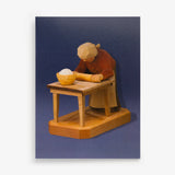 Flat-Plane Figure Carving by Harley Refsal - Vesterheim Collection Card Set