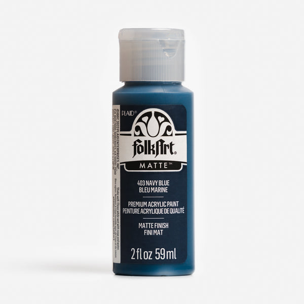 Folkart ® Acrylic Colors Matte - Navy Blue – Vesterheim Museum Store