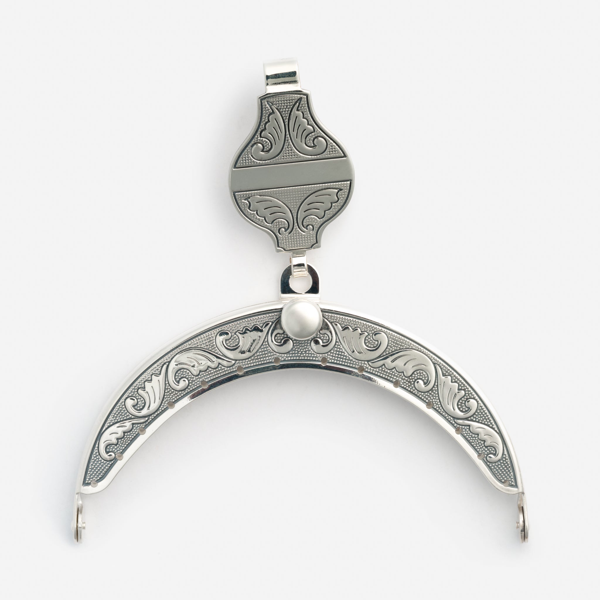 Silverplated Acanthus Clasp by Sylvsmidja