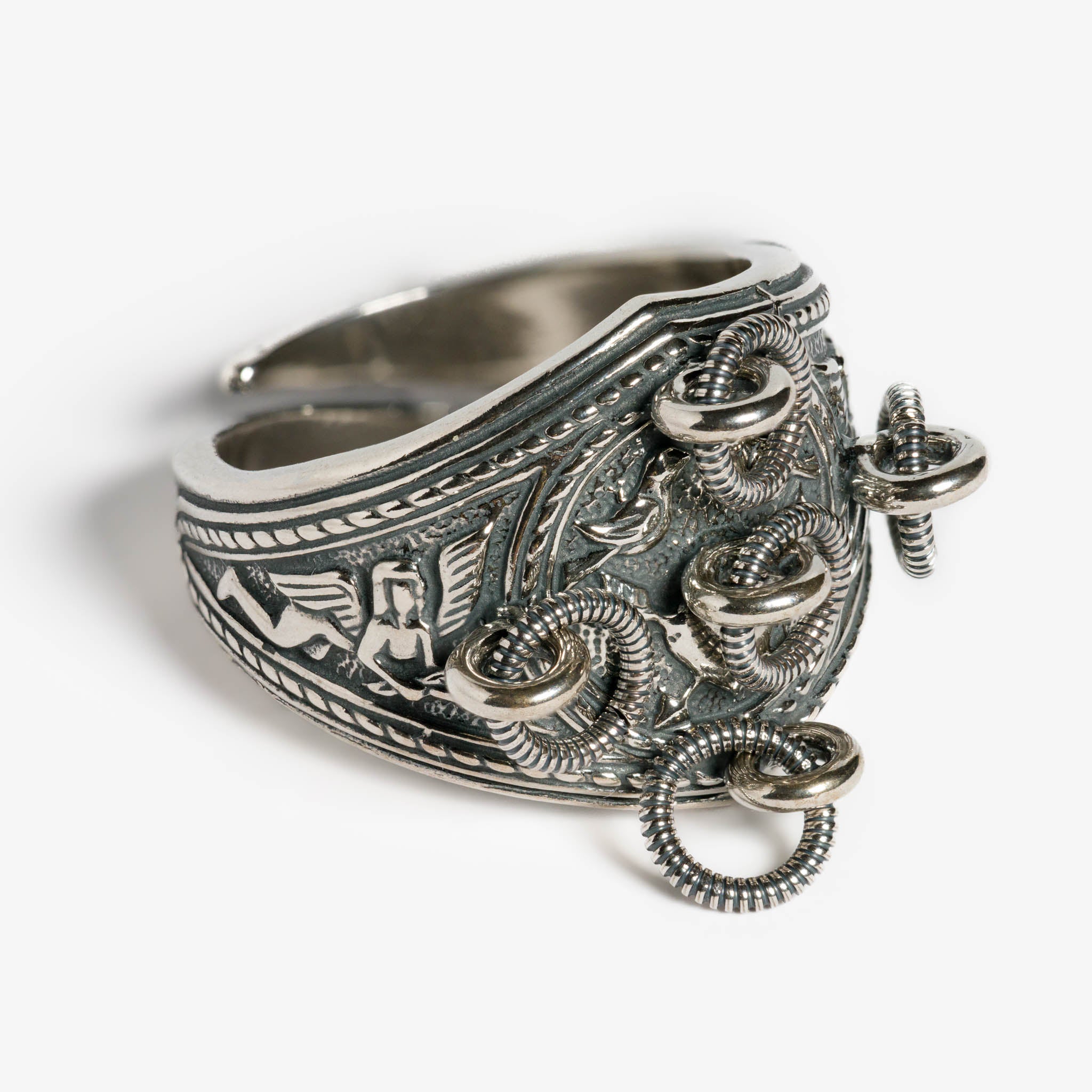 Large Love Bunad Ring by Sylvsmidja