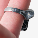Oxidized Silver Ring by Sylvsmidja