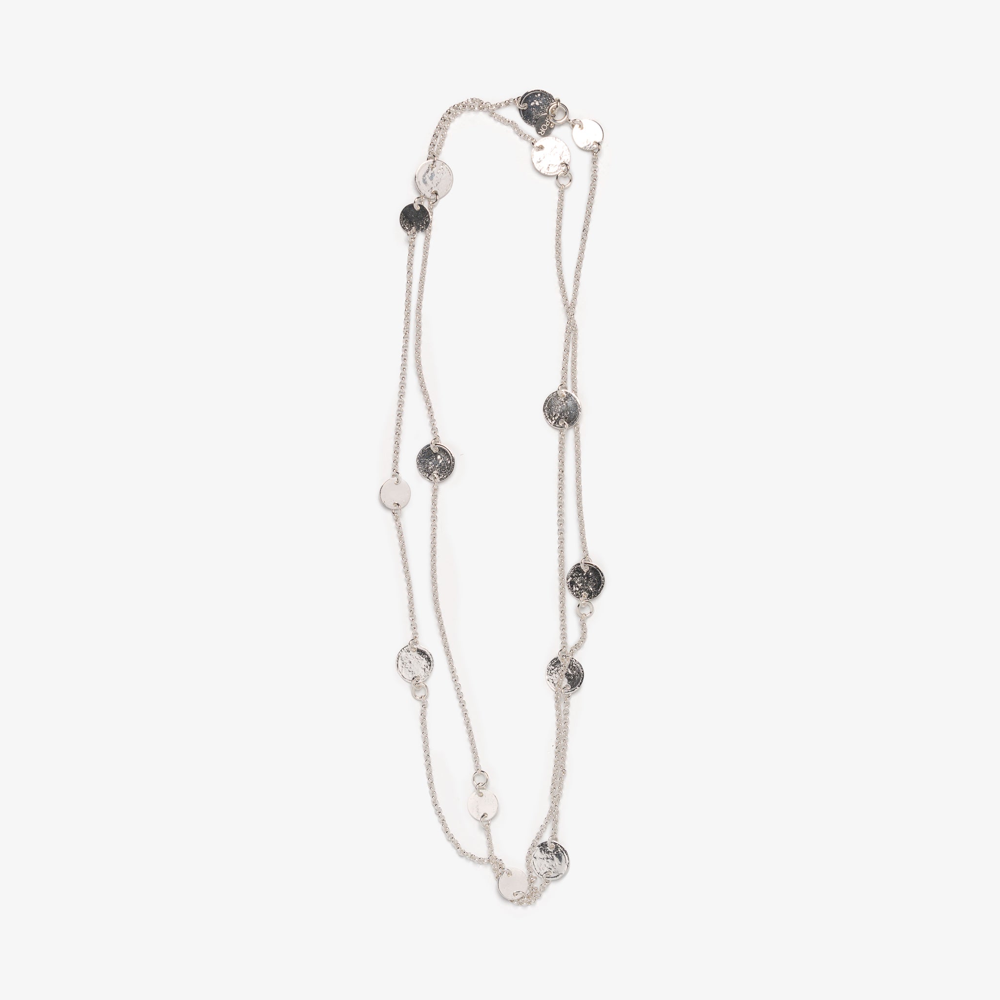 Abstract Necklace with Leaves by Sylvsmidja