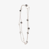 Abstract Necklace with Leaves by Sylvsmidja