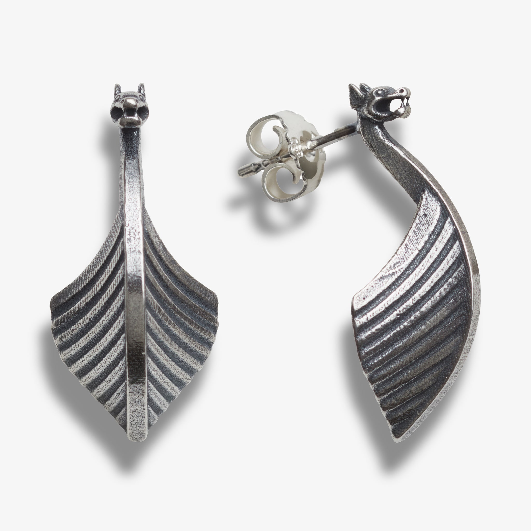 Myklebust Ship Earrings by Sylvsmidja