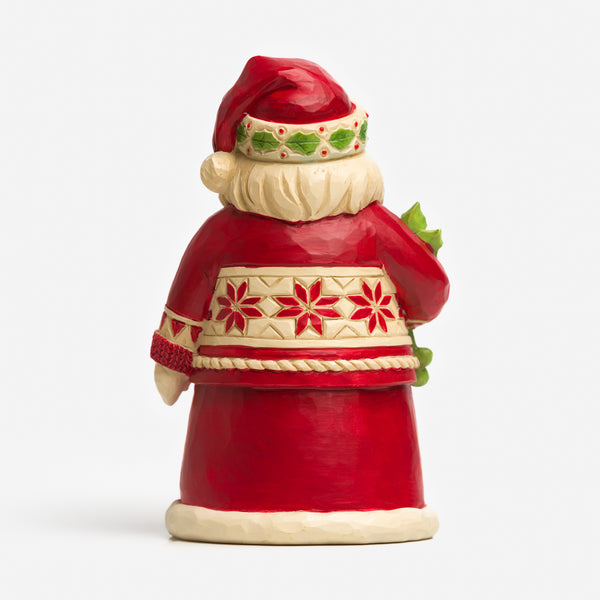 Nordic Noel Santa Holly Berry Noel Figurine by Jim Shore