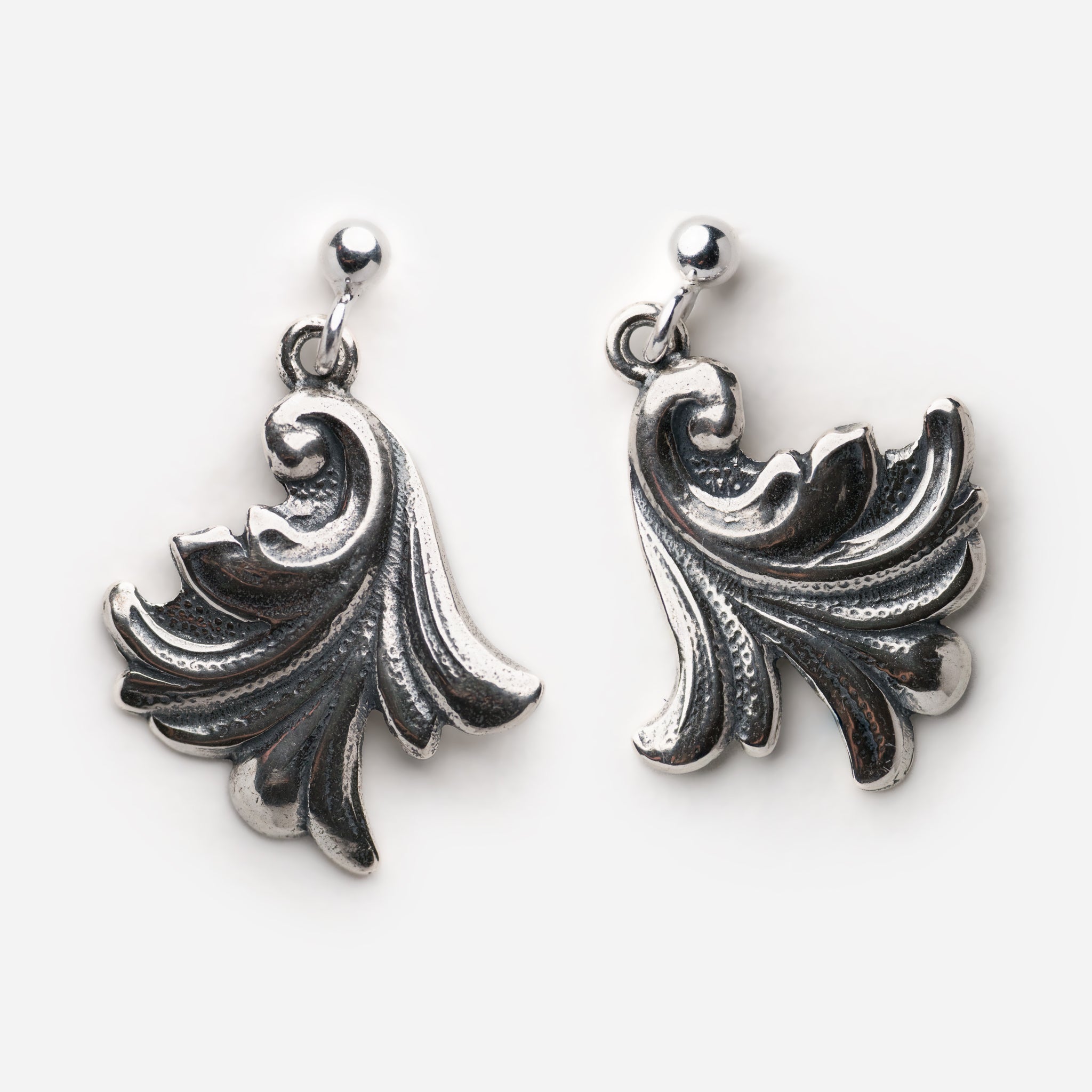 Acanthus Earrings by Sylvsmidja