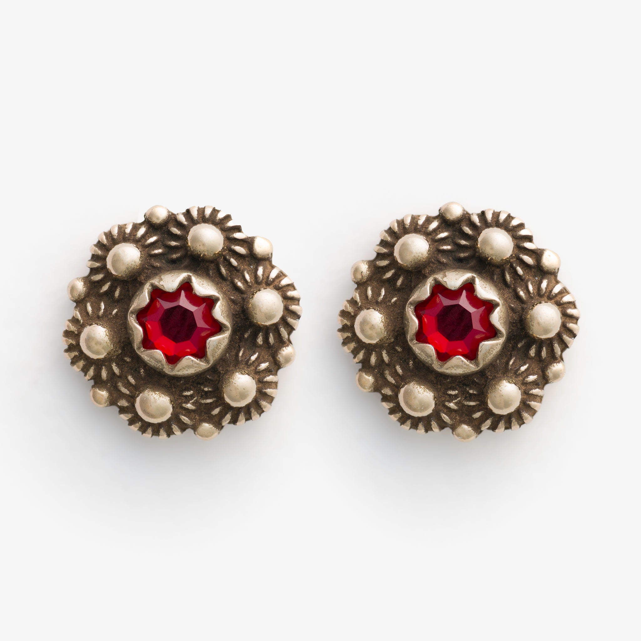 Fana Earrings with Stone by Sylvsmidja