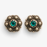 Fana Earrings with Stone by Sylvsmidja