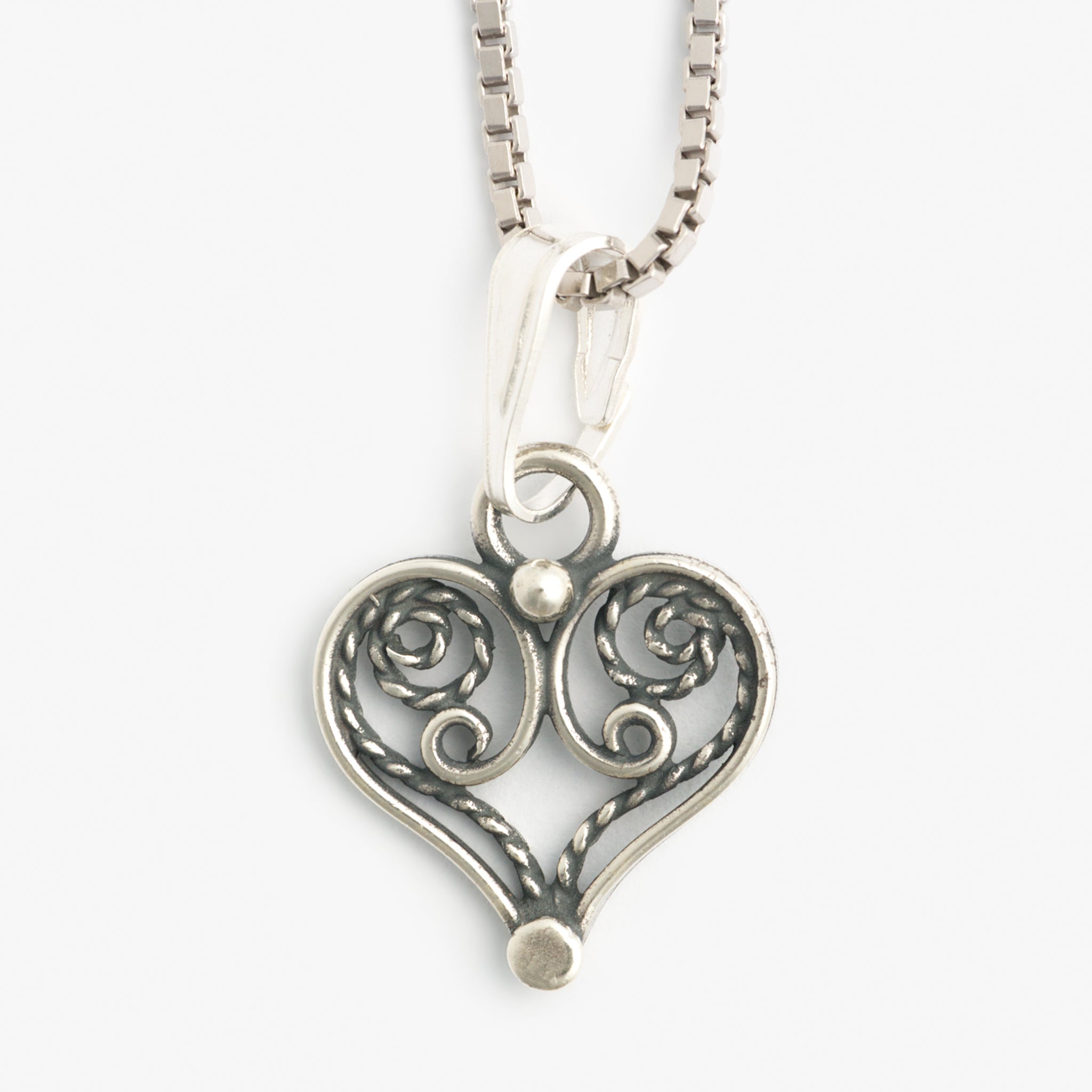 Small Heart Necklace by Sylvsmidja