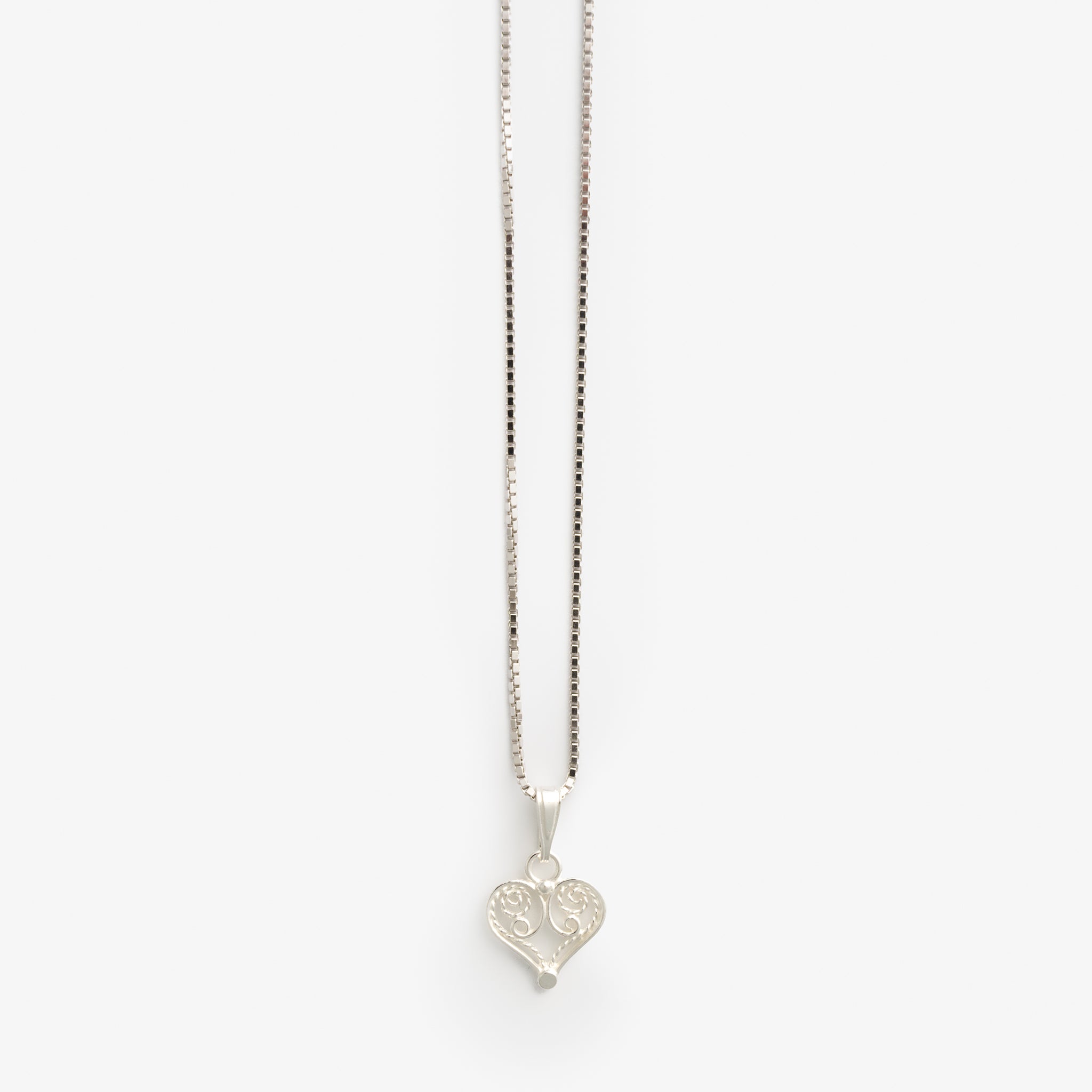 Small Heart Necklace by Sylvsmidja