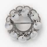 Rose Sølje Brooch or Pendant by Sylvsmidja