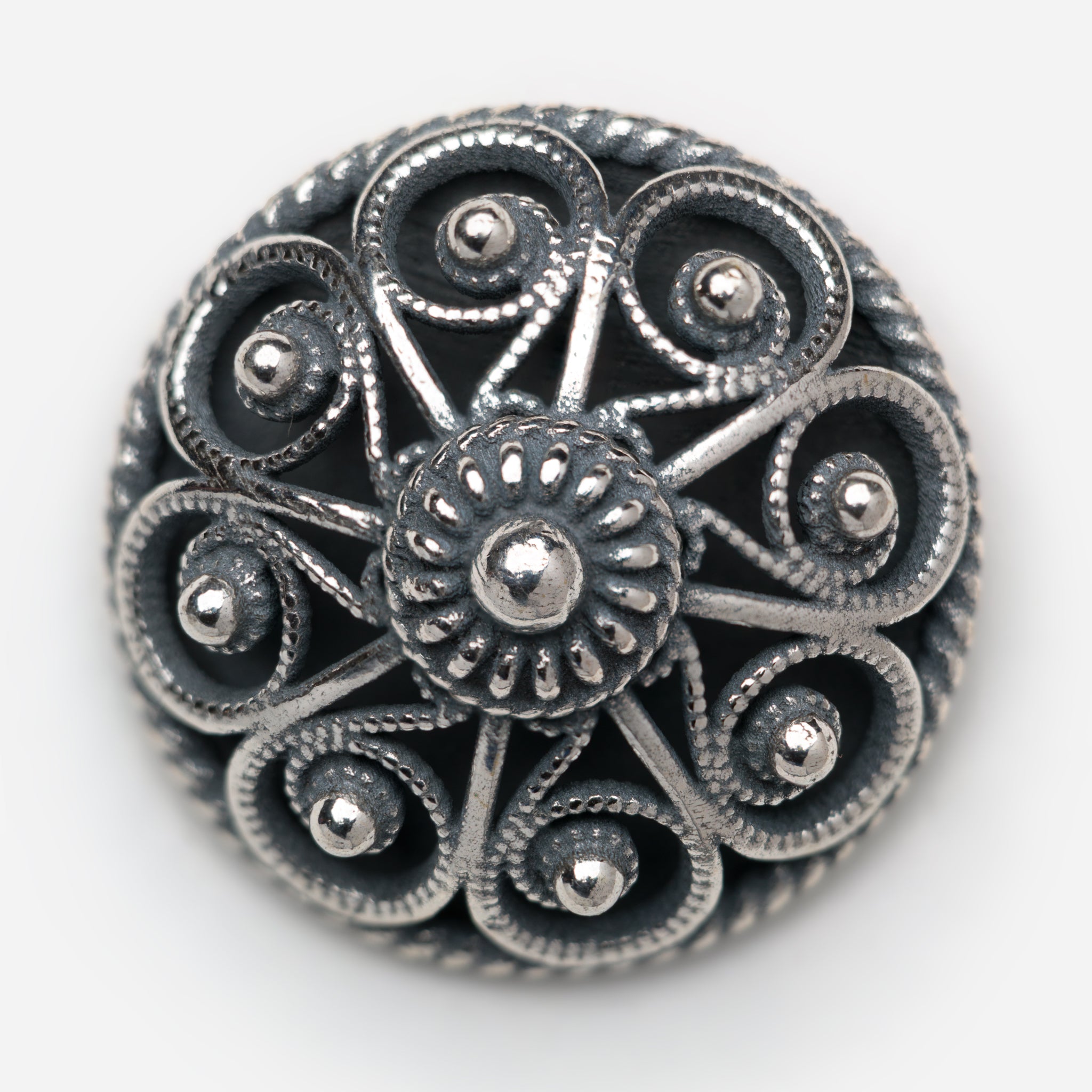 Filigree Button Hair Tie by Sylvsmidja