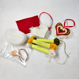 2025-12-10 – Wool Embroidered Heart Ornament (Online)