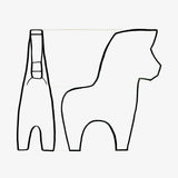 Horse Named Tiny Blank by Harley Refsal