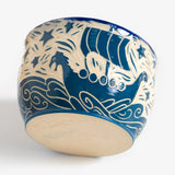 Viking Ship Bowl by Rachael Saum