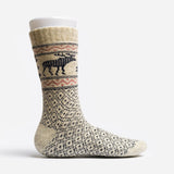 Wool Wear Grey Moose Socks