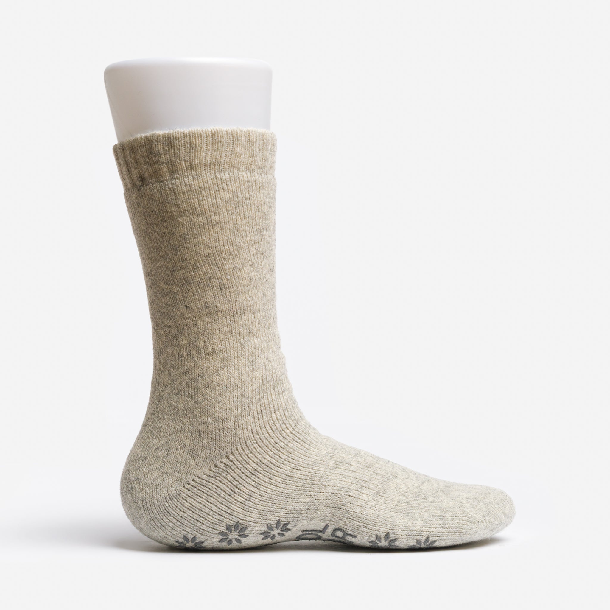 Wool Wear Slipper Sock Grey