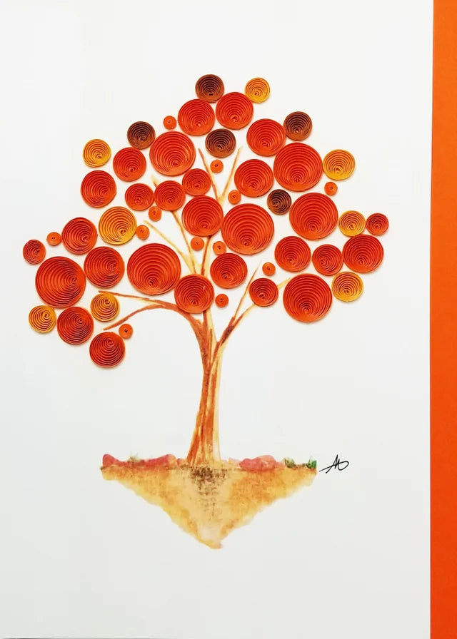 Fall Tree Card by Iconic Quilling