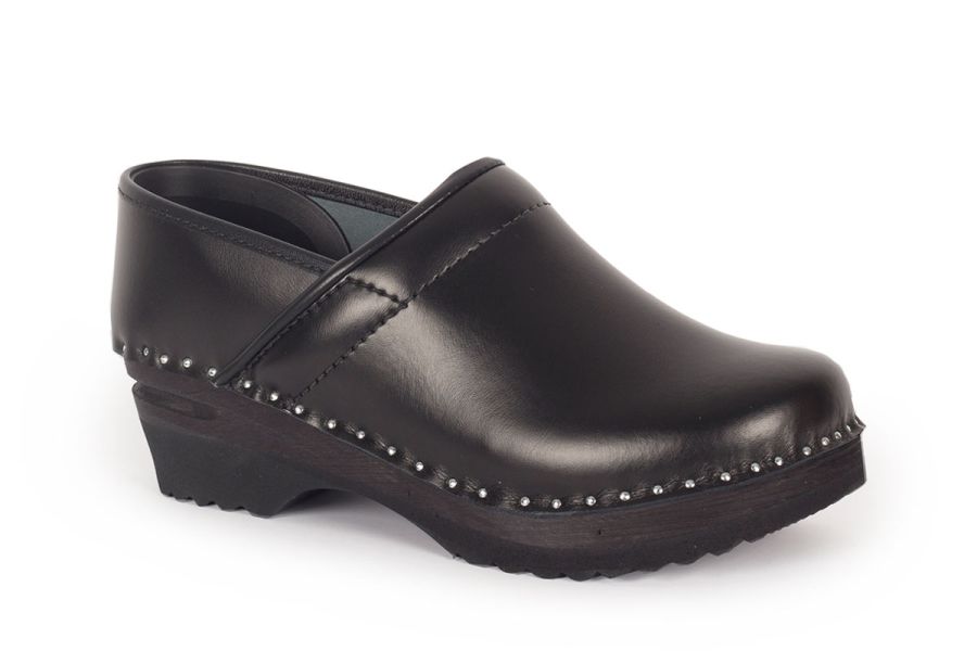 Closed Back Clogs Van Gogh Black