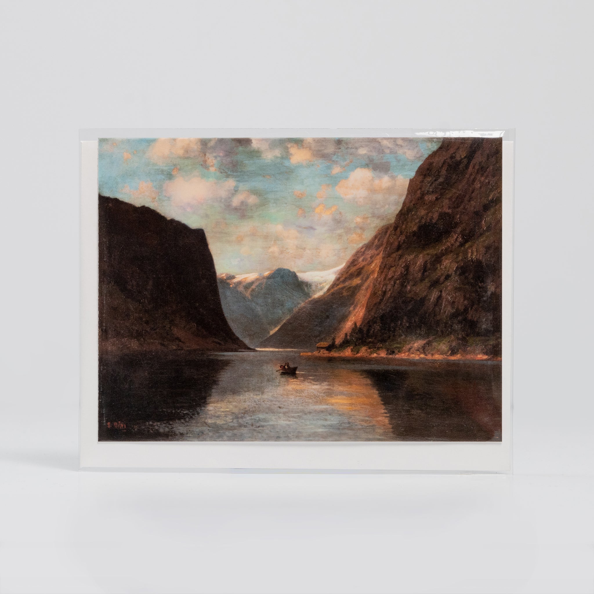 Norwegian Landscape By Erik Petri - Vesterheim Collection Card