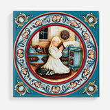 Girl Evening Prayer - Trivet Designed by Suzanne Toftey