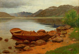 Giclée Print from Vesterheim's Collections - Boat On Shore by Herbjorn Gausta