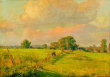 Giclée Print from Vesterheim's Collections - American Farm Scene by Karl Ouren 20" x 28"