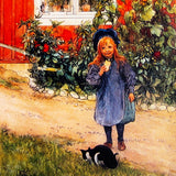 Card Set with Paintings by Carl Larsson
