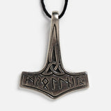 Thor's Hammer with Runes Necklace