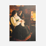 Gunvor on the Hill By Ben Blessum - Vesterheim Collection Card