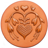 Fuchsia Heart Cookie Stamp by Rycraft