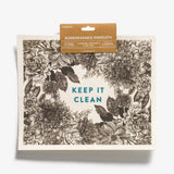 Floral Extra Large Biodegradable Dish Cloth