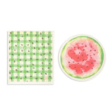 Slice of Happy Watermelon Shaped Biodegradable Dish Cloths Set of 2