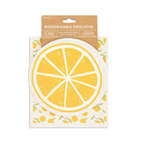 Orange Citrus Shaped Biodegradable Dish Cloths Set of 2