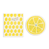 Lemon Citrus Shaped Biodegradable Dish Cloths Set of 2