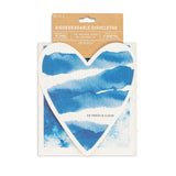 Indigo Heart Shaped Biodegradable Dish Cloths Set of 2