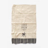 Cold Brew Pilsner Glass & Towel Set