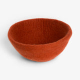 Small Felt Red Bowl by Gry & Sir