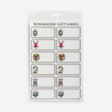 Rosemaling Gift Labels