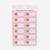 God Jul Scroll Gift Labels