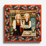 Julekake Twins - Trivet Designed By VGM Suzanne Toftey