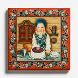Blotkake Girl - Trivet Designed By VGM Suzanne Toftey