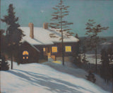 Giclee Print from Vesterheim's Collections- At Evening by Olaf Brauner