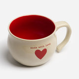 Made with Love Heart Soup Bowl