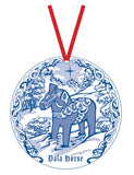 2026 Icons of Scandinavia Holiday Ornament – Dala Horse