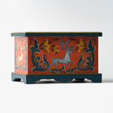 Louise Bath – Hallingdal-style Trunk with Folk Art Animals