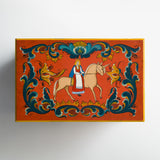 Louise Bath – Hallingdal-style Trunk with Folk Art Animals