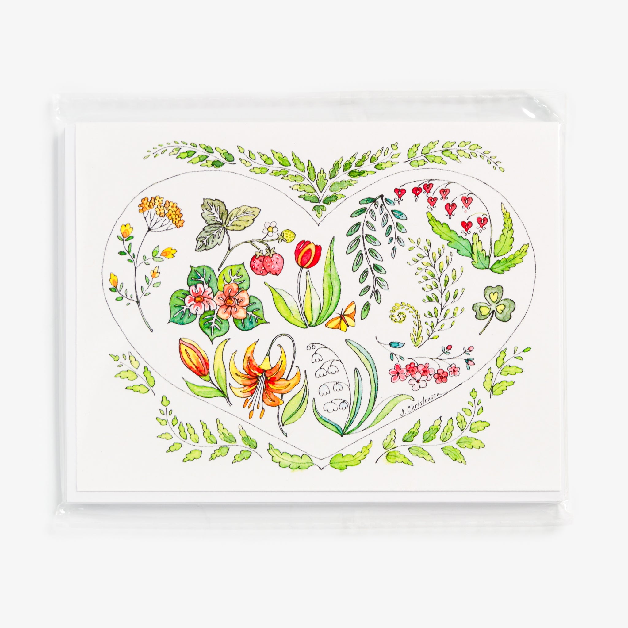 Spring Flowers Notecards Set by Sharon Christensen